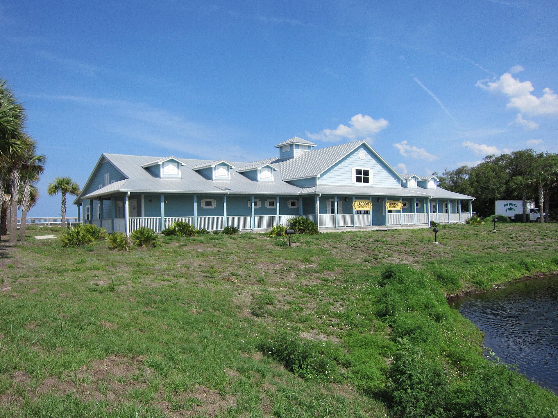 Lagoon House on the Indian River, Palm Bay, Florida.