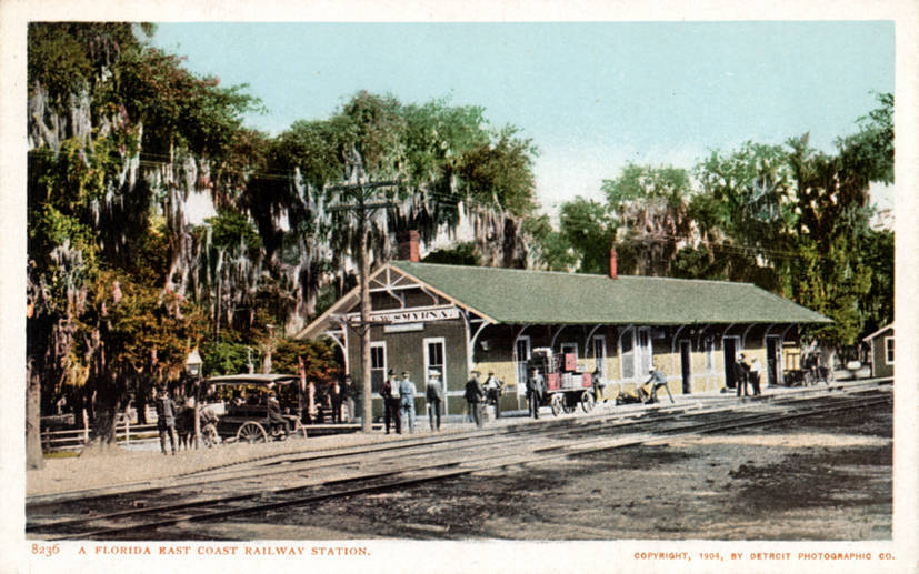 A small rural Florida post office of the late 19th century, the kind of facility Tillman operated.